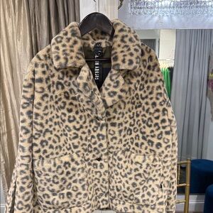 Freaky Nation faux leopard jacket
